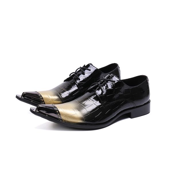 italian mens dress shoes genuine leather oxfords male wedding shoes party whole cut metal formal groom shoes for men, Black
italian mens dress shoes genuine leather oxfords male wedding shoes party whole cut metal formal groom shoes for men, Black