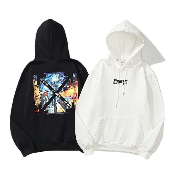hoodiesautumn winter new fashion br off color arrow printing hooded pullover terry men's and women's casual sweater, Black
hoodiesautumn winter new fashion br off color arrow printing hooded pullover terry men's and women's casual sweater, Black