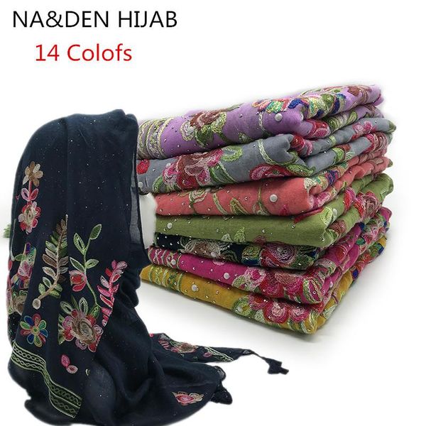 scarves 2021 pearls embroidery scarf paisley foulard navy 14 colors and shawls elegant women pashmina bandana embroider flower, Blue;gray
scarves 2021 pearls embroidery scarf paisley foulard navy 14 colors and shawls elegant women pashmina bandana embroider flower, Blue;gray
