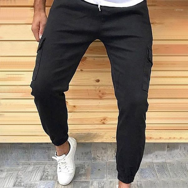 men's pants dihope men multiple pockets elastic waist and drawstring solid color thin male beam feet cargo 2021, Black
men's pants dihope men multiple pockets elastic waist and drawstring solid color thin male beam feet cargo 2021, Black