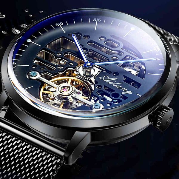 ailang holle mechanical watches men fashion automatic lightning clock fire luxury reliefs hombre, Slivery;brown
ailang holle mechanical watches men fashion automatic lightning clock fire luxury reliefs hombre, Slivery;brown