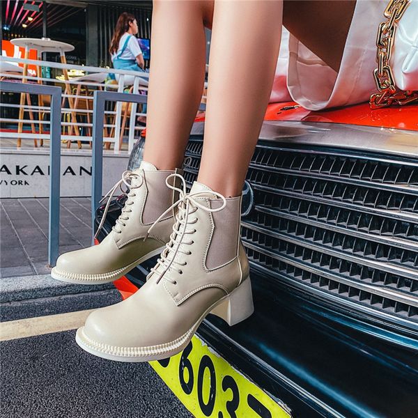dress shoes women boots lace up round toe 5cm heel for woman ladies slip on black casual botas mujer size 35-39 ehf1
dress shoes women boots lace up round toe 5cm heel for woman ladies slip on black casual botas mujer size 35-39 ehf1