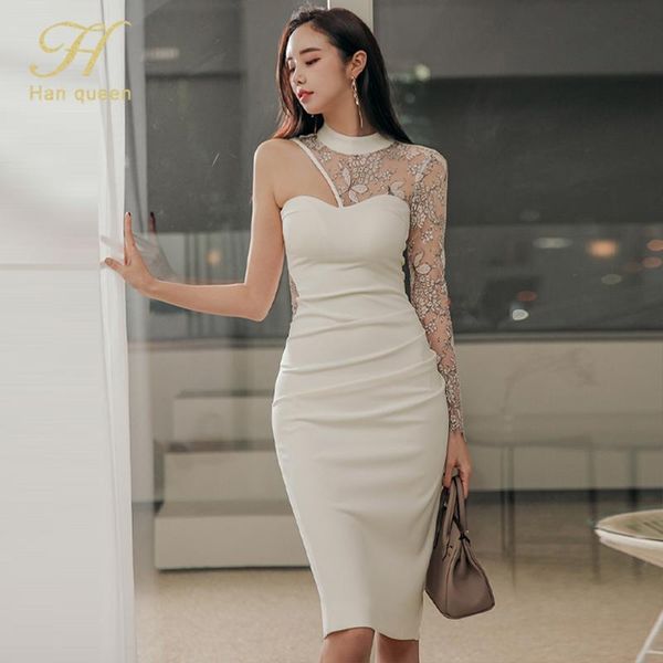 han queen summer dresses lace stitching white women pencil sheath bodycon dress office lady ol party vestidos casual, Black;gray
han queen summer dresses lace stitching white women pencil sheath bodycon dress office lady ol party vestidos casual, Black;gray