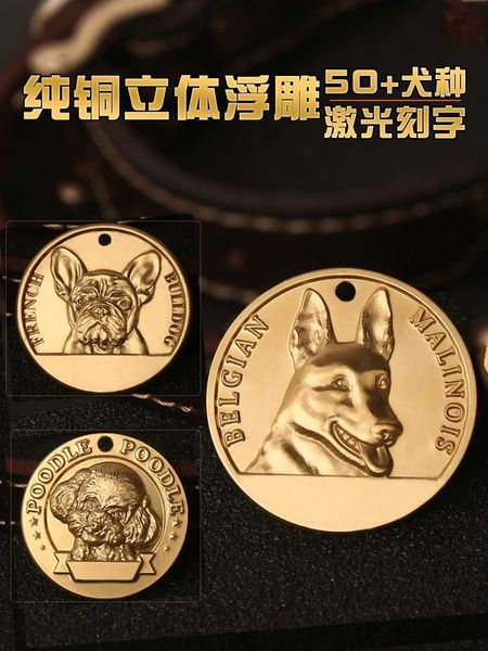 factory dog tag, id card, golden fur, dog collar, embossed copper lettering, anti lost pet tag
factory dog tag, id card, golden fur, dog collar, embossed copper lettering, anti lost pet tag