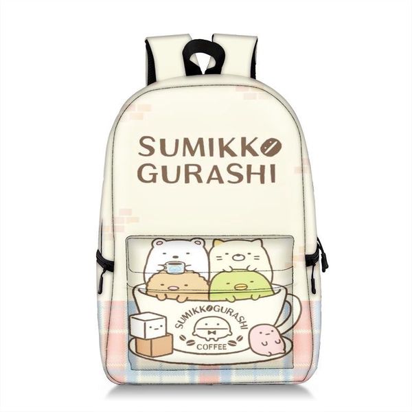 backpack creative sumikko gurashi student cartoon school bookbag women fashion lovely shoulder bag teenager girl travel rucksack
backpack creative sumikko gurashi student cartoon school bookbag women fashion lovely shoulder bag teenager girl travel rucksack