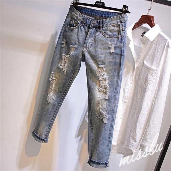 loose hole vintage style womens jean plus size spring summer harem pants 100% cotton boyfriend d73, Blue
loose hole vintage style womens jean plus size spring summer harem pants 100% cotton boyfriend d73, Blue