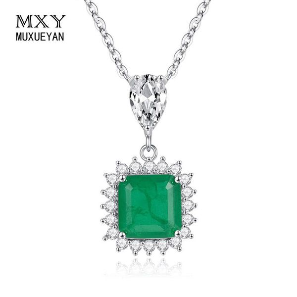 pendant necklaces muxueyan women party jewelry crystal necklace luxury female engagement wedding, Silver
pendant necklaces muxueyan women party jewelry crystal necklace luxury female engagement wedding, Silver