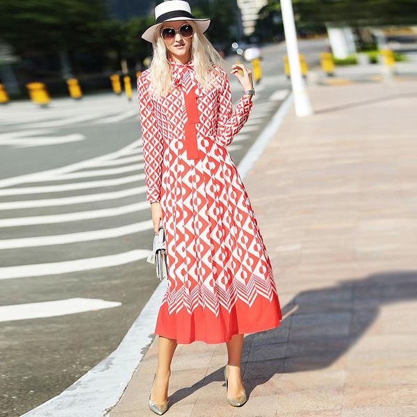 casual dresses 2021 spring summer women elegant bohemian pleated dress long sleeve geometric printed full slim high quality, Black;gray
casual dresses 2021 spring summer women elegant bohemian pleated dress long sleeve geometric printed full slim high quality, Black;gray