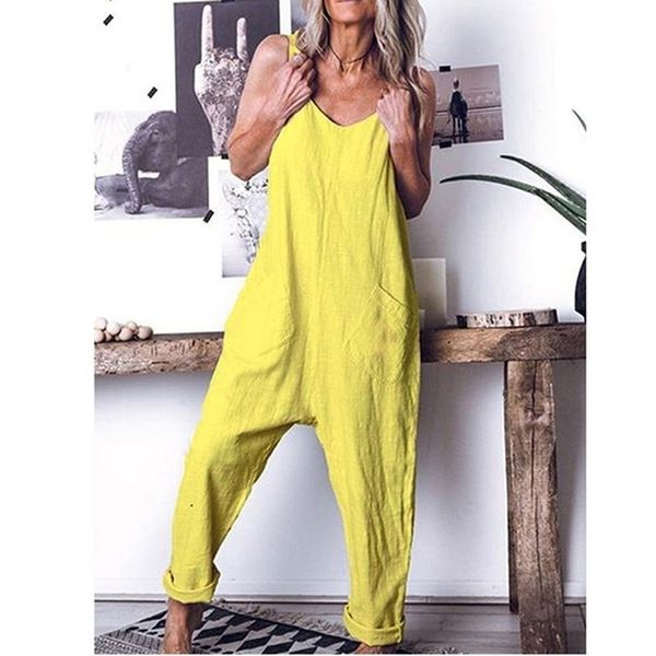 women's jumpsuits & rompers solid color long jumpsuit for womens loose casual sleeveless jumpsiut strappy v neck pocket, Black;white
women's jumpsuits & rompers solid color long jumpsuit for womens loose casual sleeveless jumpsiut strappy v neck pocket, Black;white