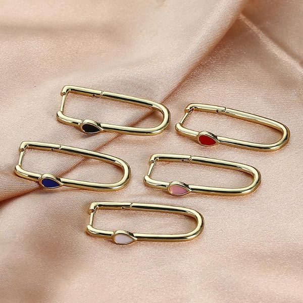 hoop & huggie 1pair charm copper drop enamel long earring simple luxury earrings for women jewelry gift geometric rectangle, Golden;silver
hoop & huggie 1pair charm copper drop enamel long earring simple luxury earrings for women jewelry gift geometric rectangle, Golden;silver