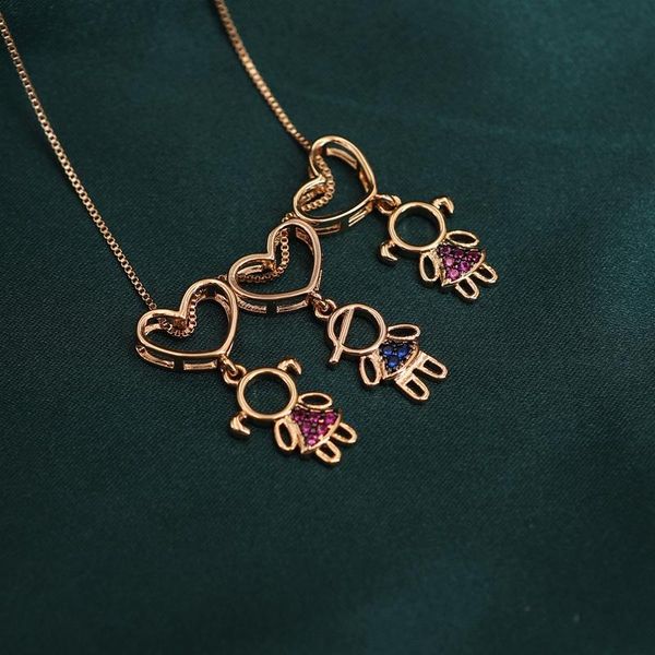 chains charm love son daughter necklace multicolor cubic zirconia family girl boy heart pendant rose gold chain mother gifts, Silver
chains charm love son daughter necklace multicolor cubic zirconia family girl boy heart pendant rose gold chain mother gifts, Silver