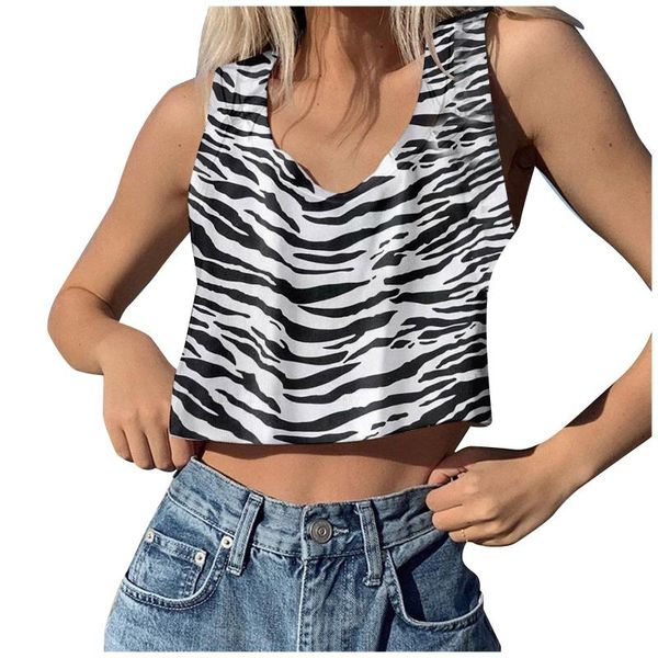 women's t-shirt sagace ladies fashion leopard camisole womens print high waist short style sling top, White
women's t-shirt sagace ladies fashion leopard camisole womens print high waist short style sling top, White