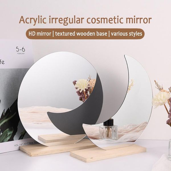 mirrors korean makeup mirror ins irregular acrylic decorative wooden base deskcosmetic maquillaje beauty decoration
mirrors korean makeup mirror ins irregular acrylic decorative wooden base deskcosmetic maquillaje beauty decoration