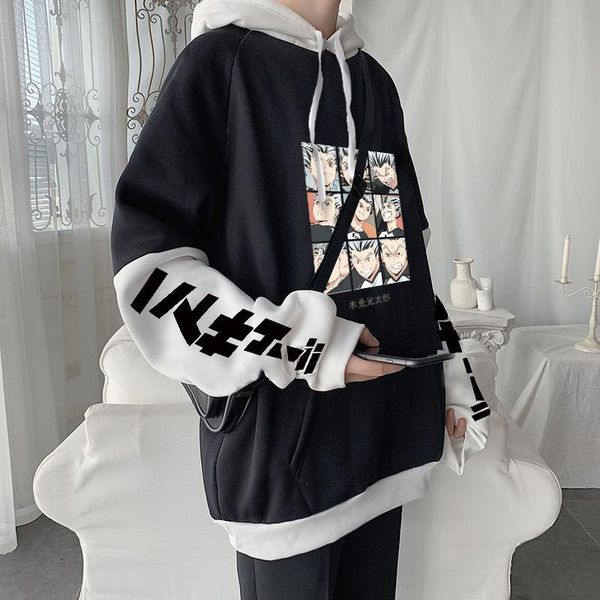 women's hoodies & sweatshirts 90s japan anime haikyuu kotaro bokuto funny kawaii cartoon print women streetwear oversized clothes sweat, Black
women's hoodies & sweatshirts 90s japan anime haikyuu kotaro bokuto funny kawaii cartoon print women streetwear oversized clothes sweat, Black