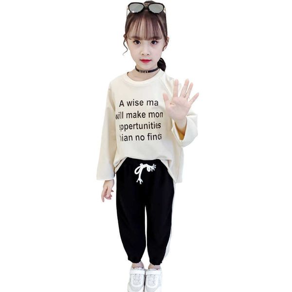 kids clothes letter children's for girls tshirt + pants teenage spring autumn 210528, White
kids clothes letter children's for girls tshirt + pants teenage spring autumn 210528, White