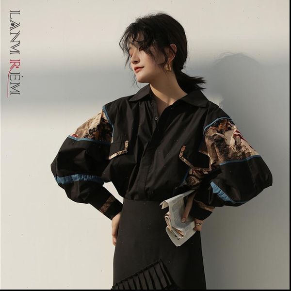 lanmrem fashion autumn black print womens shirts retro females batwing long sleeve personlity blouse vestido yf70101, White
lanmrem fashion autumn black print womens shirts retro females batwing long sleeve personlity blouse vestido yf70101, White