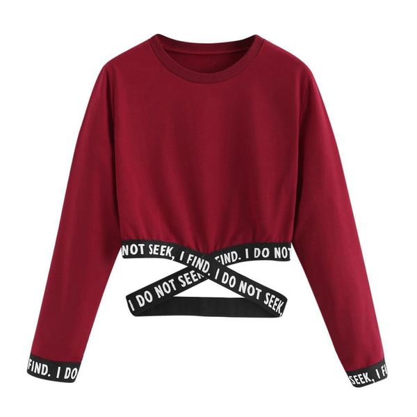 blouses for women shirts letters printing long sleeve sweatshirt short pullover blouse et chemisier femme, White
blouses for women shirts letters printing long sleeve sweatshirt short pullover blouse et chemisier femme, White