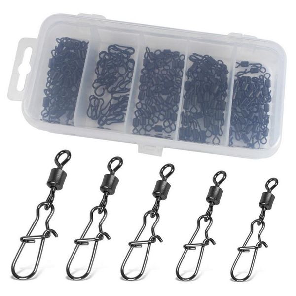 fishing gear set connector 50/100pcs swivels interlock pin snap rolling swivel fishhook lure hook accessories hooks
fishing gear set connector 50/100pcs swivels interlock pin snap rolling swivel fishhook lure hook accessories hooks