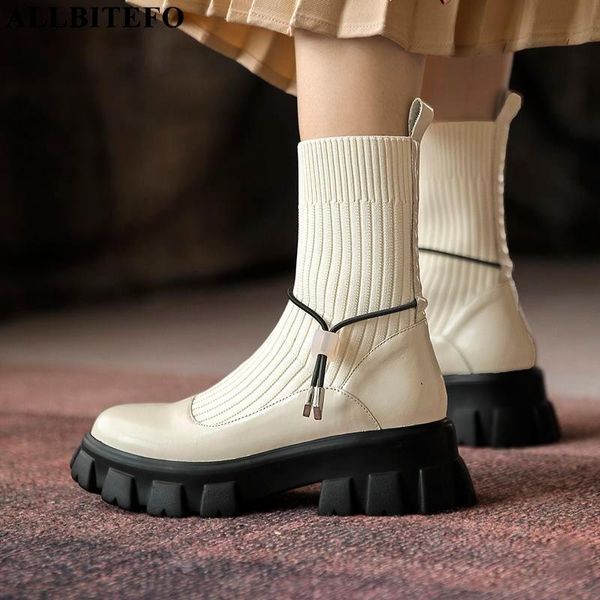 boots allbitefo waterproof platform shoes genuine leather high heels ankle women femme bottes, Black
boots allbitefo waterproof platform shoes genuine leather high heels ankle women femme bottes, Black