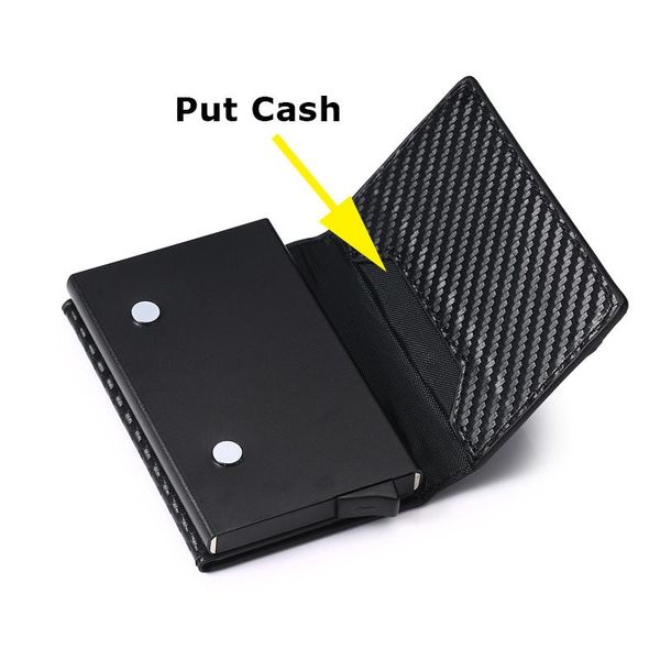 wallets bisi goro rfid smart wallet holder metal thin slim men pass secret up minimalist small coin purse, Red;black
wallets bisi goro rfid smart wallet holder metal thin slim men pass secret up minimalist small coin purse, Red;black