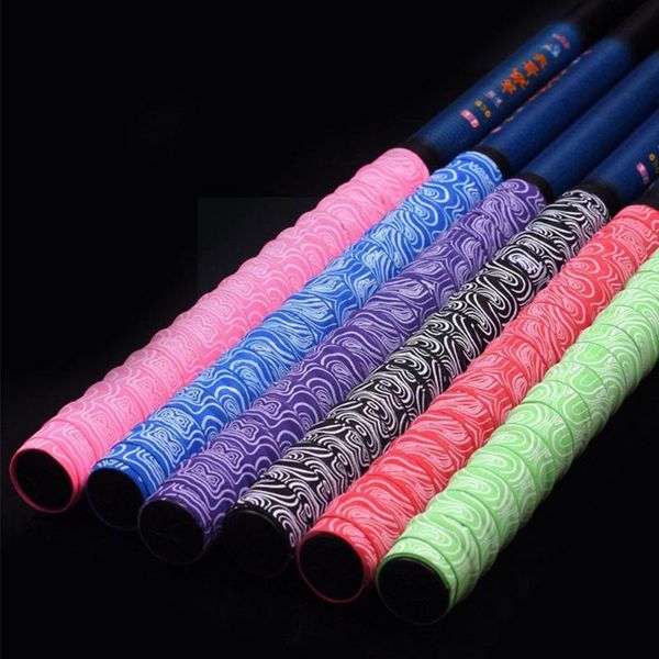 sweatband fishing rod grip belt suck anti slip breathable badminton bicycle tennis tape sport pingpong dumbbells handl p2j2, Yellow;black
sweatband fishing rod grip belt suck anti slip breathable badminton bicycle tennis tape sport pingpong dumbbells handl p2j2, Yellow;black