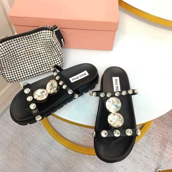 high made 2021 european and american spring new rhinestone thick bottom flat open toe sandals zlh, Black
high made 2021 european and american spring new rhinestone thick bottom flat open toe sandals zlh, Black