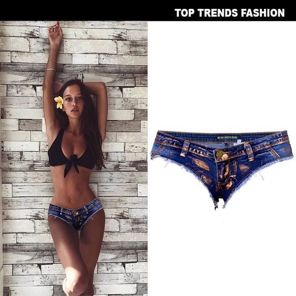 women's women jeans mini low waist denim micro shorts party clubwear ladies short feminino, Blue
women's women jeans mini low waist denim micro shorts party clubwear ladies short feminino, Blue