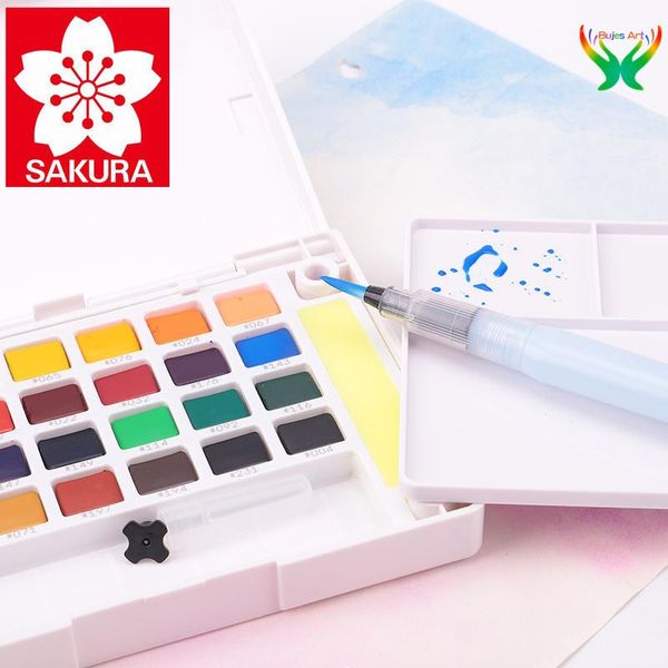 gift sets japanese sakura solid watercolor pigment 30/48 /60/72 color terrence set beginner's hand painti
gift sets japanese sakura solid watercolor pigment 30/48 /60/72 color terrence set beginner's hand painti