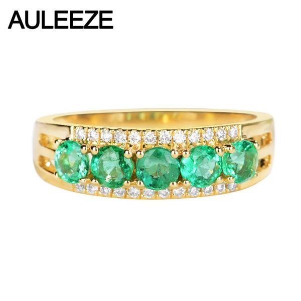 cluster rings auleeze real 18k yellow gold emerald ring 0.45ct natural diamond anniversary gemstone jewelry, Golden;silver
cluster rings auleeze real 18k yellow gold emerald ring 0.45ct natural diamond anniversary gemstone jewelry, Golden;silver