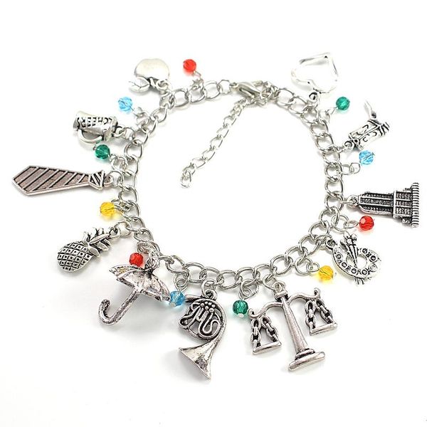link, chain himym how i met your mother charm bracelet trumpet lamp shoes wristlet accessories for mum gift women christmas birthday, Black
link, chain himym how i met your mother charm bracelet trumpet lamp shoes wristlet accessories for mum gift women christmas birthday, Black