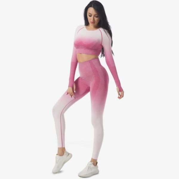 yoga outfit dyeing seamless set women gym fitness gradient clothing sportswear sports long sleeve high waist leggings suits
yoga outfit dyeing seamless set women gym fitness gradient clothing sportswear sports long sleeve high waist leggings suits