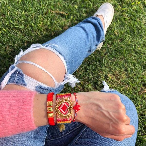 charm bracelets go2boho fashion mexican heart set fall winter miyuki beads jewelry red bracelet for women tassel pulseras femme, Golden;silver
charm bracelets go2boho fashion mexican heart set fall winter miyuki beads jewelry red bracelet for women tassel pulseras femme, Golden;silver