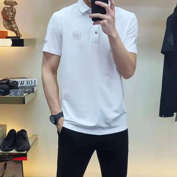 ss high-quality men's t-shirts and polo shirts with embroidered prints and short-sleeved mercerized cotton two colors m-3xl, White;black
ss high-quality men's t-shirts and polo shirts with embroidered prints and short-sleeved mercerized cotton two colors m-3xl, White;black