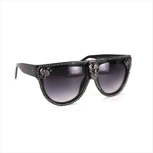 flat oversized skull black rhinestone sunglasses women retro female big frames uv400 electroplated rivet sun glasses shades, White;black
flat oversized skull black rhinestone sunglasses women retro female big frames uv400 electroplated rivet sun glasses shades, White;black