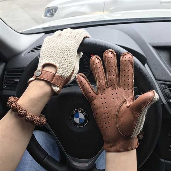 man goatskin gloves knitted + leather male breathable unlined locomotive driving fashion men 211124, Blue;gray
man goatskin gloves knitted + leather male breathable unlined locomotive driving fashion men 211124, Blue;gray
