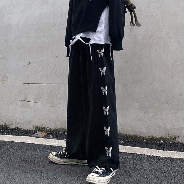 pants men butterfly printed chic elastic waist leisure all-match ins harajuku streetwear high street hip-hop baggy harajuku new, Black
pants men butterfly printed chic elastic waist leisure all-match ins harajuku streetwear high street hip-hop baggy harajuku new, Black