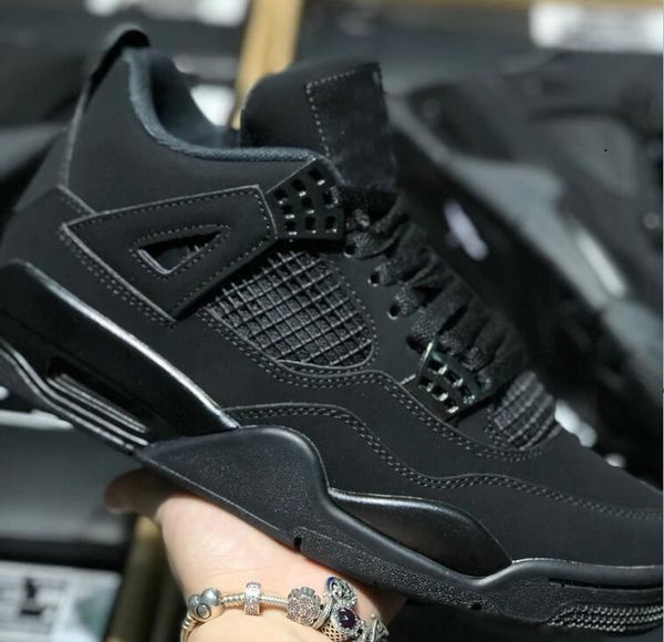 4 black cat mens basketball shoes womens 4s black -light graphite trainers sports outdoor skateboard sneakers cu1110-010 with box size us 5.
4 black cat mens basketball shoes womens 4s black -light graphite trainers sports outdoor skateboard sneakers cu1110-010 with box size us 5.