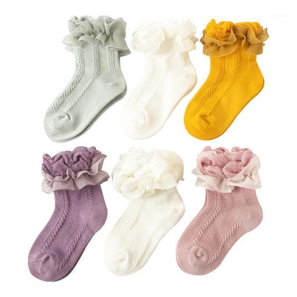 spring/summer kids socks for girls lace edge frilly princess style 3 pairs / pack, Pink;yellow
spring/summer kids socks for girls lace edge frilly princess style 3 pairs / pack, Pink;yellow