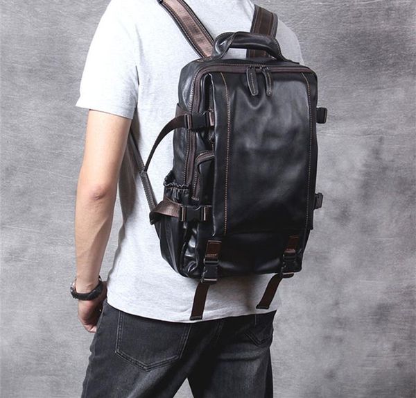 brand genuine leather backpack men designer school student vintage soft cowskin notebook computer shoulder bag bolsa
brand genuine leather backpack men designer school student vintage soft cowskin notebook computer shoulder bag bolsa