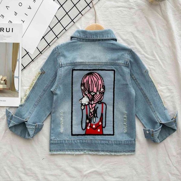 kids denim jacket for girls child coat spring autumn childrens outerwear clothing fashion teen, Blue;gray
kids denim jacket for girls child coat spring autumn childrens outerwear clothing fashion teen, Blue;gray