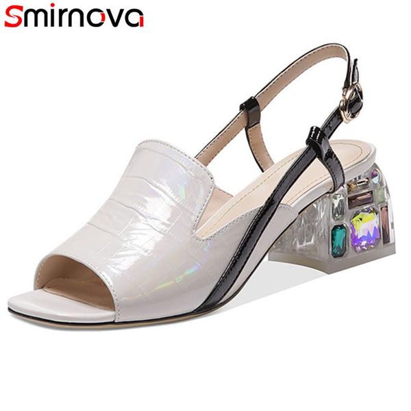 smirnova 2021 arrive crystal square high heel casual party shoes women sandals patent leather buckle summer woman, Black
smirnova 2021 arrive crystal square high heel casual party shoes women sandals patent leather buckle summer woman, Black