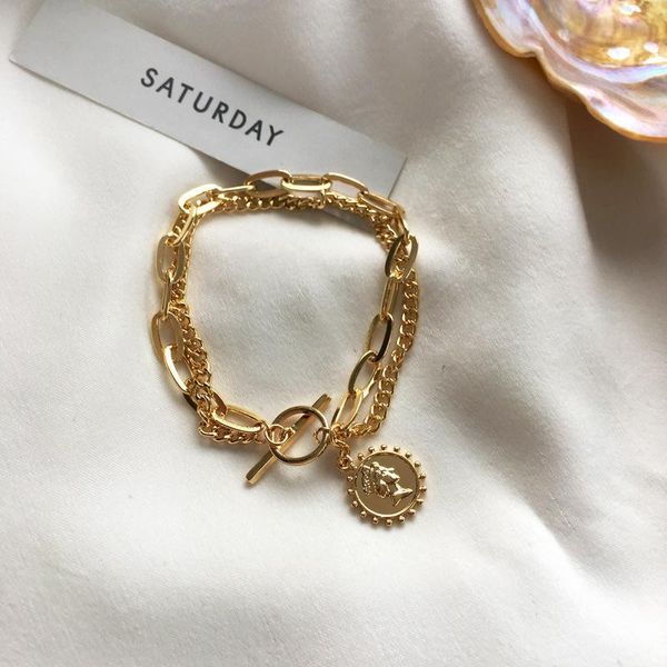 link, chain bracelets women ot buckle figure jewellery bracelet hip hop jewelry fashion hand made vintage gold color alloy armband, Black
link, chain bracelets women ot buckle figure jewellery bracelet hip hop jewelry fashion hand made vintage gold color alloy armband, Black