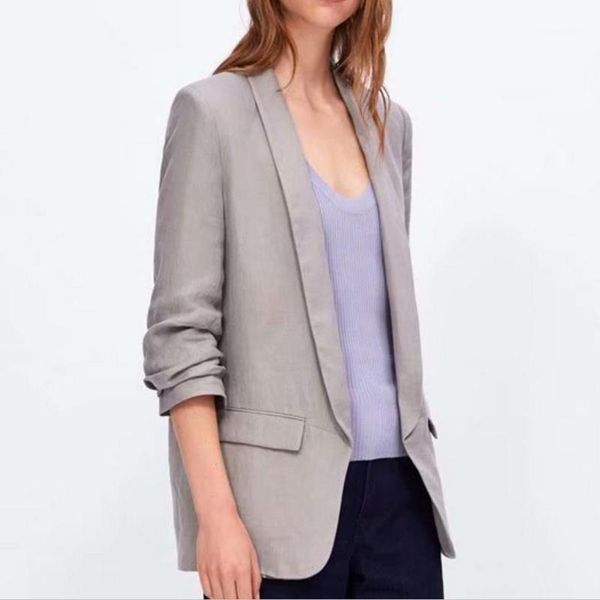women's suits & blazers 2021 fashion blazer women small suit cardigan long sleeve ladies spring casual, White;black
women's suits & blazers 2021 fashion blazer women small suit cardigan long sleeve ladies spring casual, White;black