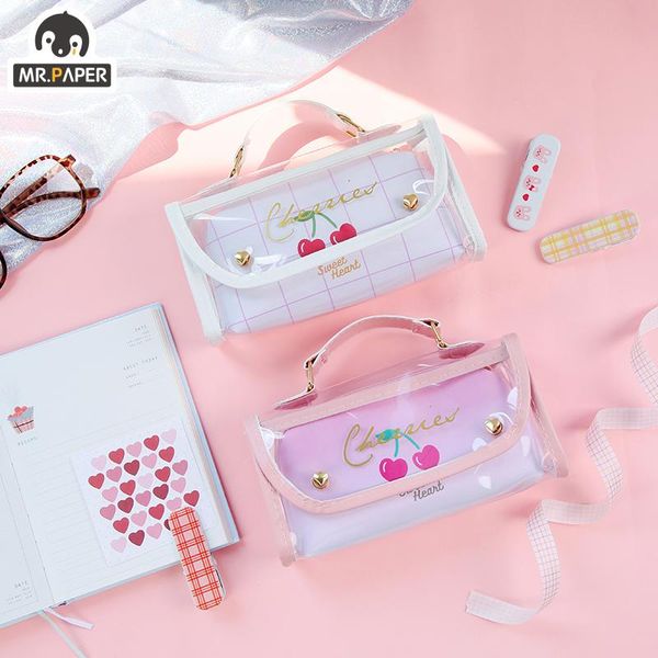 pencil bags mr.paper 4 designs ins style transparent portable son and mother case simple student hand account writing pen storage
pencil bags mr.paper 4 designs ins style transparent portable son and mother case simple student hand account writing pen storage