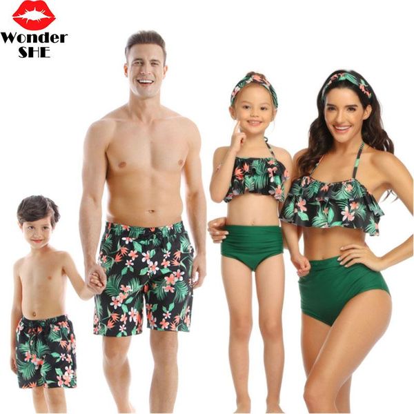 one-piece suits mother daughter swimsuits flower daddy son swimwear bikini family look mom and bathing suit matching clothes
one-piece suits mother daughter swimsuits flower daddy son swimwear bikini family look mom and bathing suit matching clothes