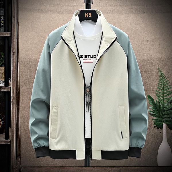 men's jackets baseball jacket spring autumn tide brand loose contrast stitching fashion casual zipper streetwear japanese, Black;brown
men's jackets baseball jacket spring autumn tide brand loose contrast stitching fashion casual zipper streetwear japanese, Black;brown