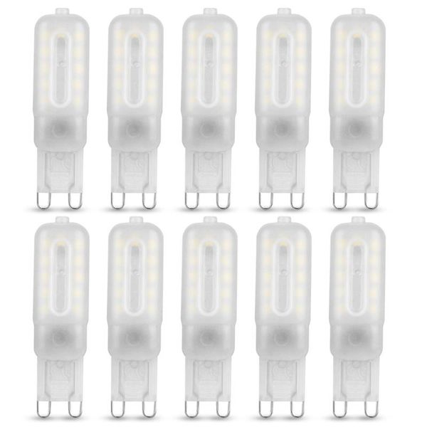 bulbs 10pcs g9 led lamp 5w cold white 6000k 220v replaces halogen lamps not dimmable
bulbs 10pcs g9 led lamp 5w cold white 6000k 220v replaces halogen lamps not dimmable