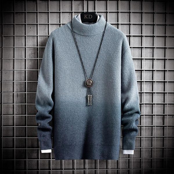 men's sweaters 2021 plus size sweater korean fashion trend knit autumn and winter turtleneck pullover streetwear men, White;black
men's sweaters 2021 plus size sweater korean fashion trend knit autumn and winter turtleneck pullover streetwear men, White;black