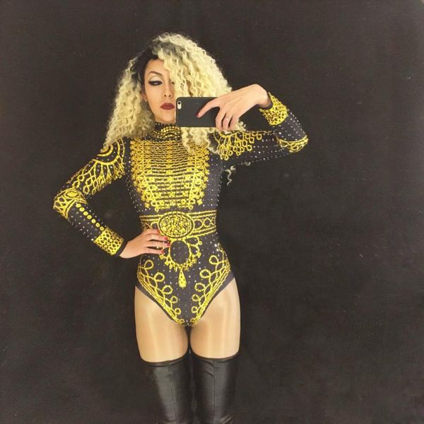 women's jumpsuits & rompers military uniform crystals bodysuit women stage show stretch leotard nightclub party flash costume celebrate, Black;white
women's jumpsuits & rompers military uniform crystals bodysuit women stage show stretch leotard nightclub party flash costume celebrate, Black;white