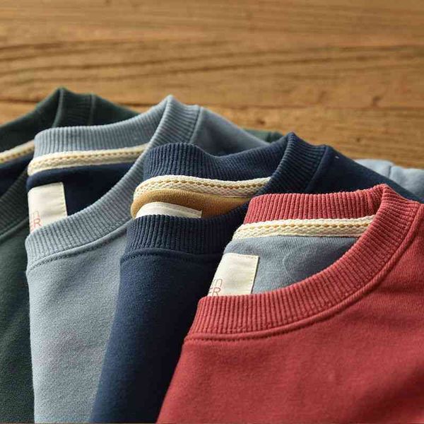 Classic versatile brand plush round neck sweater men' Terry thickening simple loose solid color long sleeve Pullover, White
Classic versatile brand plush round neck sweater men' Terry thickening simple loose solid color long sleeve Pullover, White